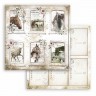 Набор бумаги из коллекции "Horses" (Лошади), 10 листов (Stamperia)