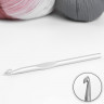 Крючок для вязания, алюминиевый с тефлоновым покрытием, длина 15 см,, диаметр в ассортименте (Артузор)