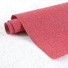 Кожзам переплетный с тиснением "конопля", под ткань, цвет Красный матовый, размер по выбору (Италия)  